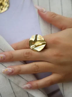 Clearance Bague Cyrielle Doré Bijoux