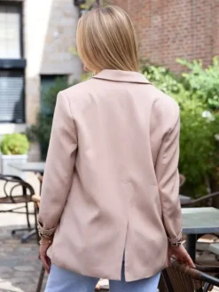 Shop Blazer Laura Camel/Léopard Vestes