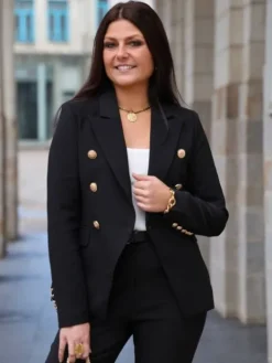 Fashion Blazer Nour Noir Vestes