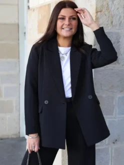 Hot Blazer Ophelie Noir Vestes