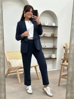 Best Blazer Ornella Marine Vestes
