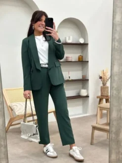 Best Sale Blazer Ornella Vert sapin Vestes