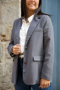 Discount Blazer Victoire Gris Vestes