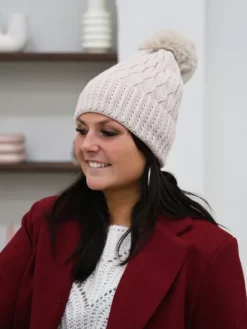 Sale Bonnet Zya Beige Echarpes, Bonnets & Cagoules