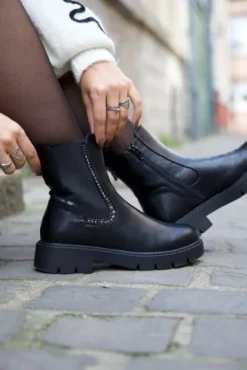 Clearance Boots Amel Noir Chaussures