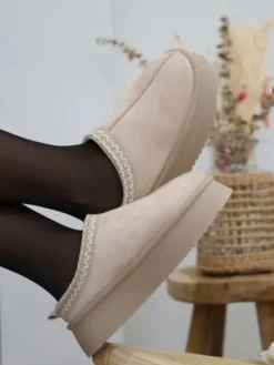 Fashion Boots Romane Beige Chaussures