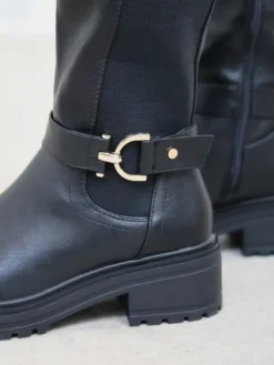 Discount Bottes Eva Noir Chaussures