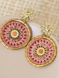 Best Sale Boucles d'oreilles Fara Or/Rose Bijoux