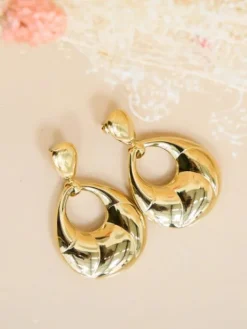 Cheap Boucles d'oreilles Karina Or Bijoux