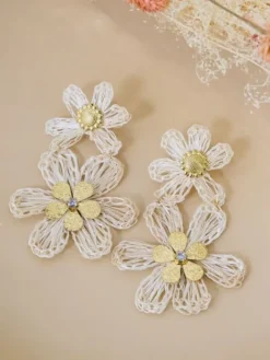 Cheap Boucles d'oreilles Katalya Beige Bijoux