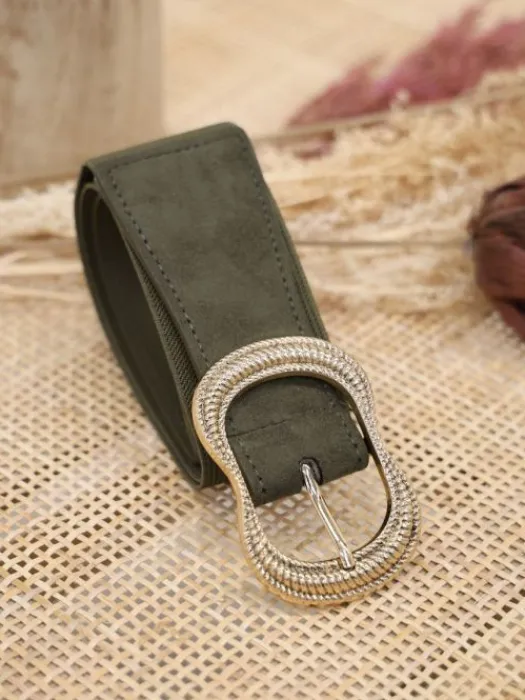 Shop Ceinture Alizée Kaki Ceintures