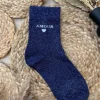 Discount Chaussettes Amour Bleu Marine Chaussettes