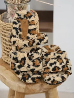 Best Chaussons Justine Léopard Chaussures