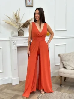 Shop Combinaison Lyana Rouille Collection Cérémonie