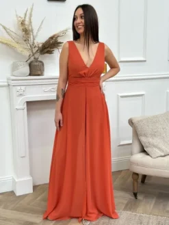 Shop Combinaison Lyana Rouille Collection Cérémonie