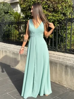 New Combinaison Lyana Vert Sauge Collection Cérémonie
