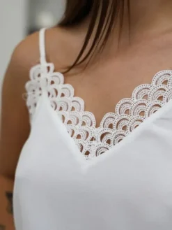 Hot Débardeur Fanny Blanc Tops & Teeshirts