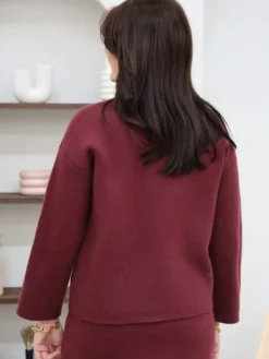 Flash Sale Ensemble Milena Bordeaux Pulls Et Gilets