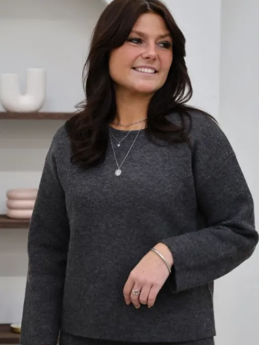 Discount Ensemble Milena Gris Pulls Et Gilets