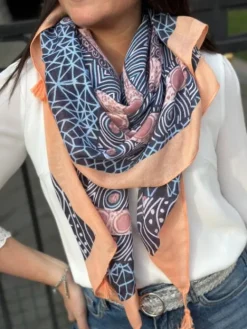 Online Foulard Amira Marine Foulards