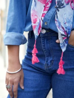 Clearance Foulard Jazzy Rose Foulards