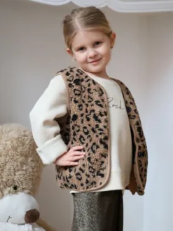 Best Sale Gilet Louane Léopard Collection Mère Fille