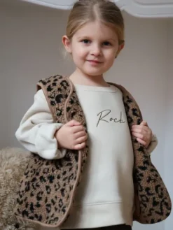 Best Sale Gilet Louane Léopard Collection Mère Fille