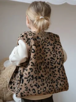 Best Sale Gilet Louane Léopard Collection Mère Fille