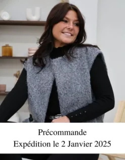 Outlet Gilet Sixtine Gris Pulls Et Gilets