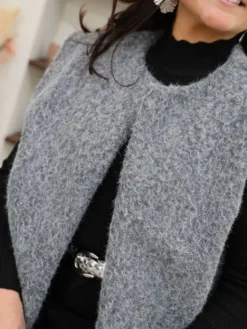 Outlet Gilet Sixtine Gris Pulls Et Gilets