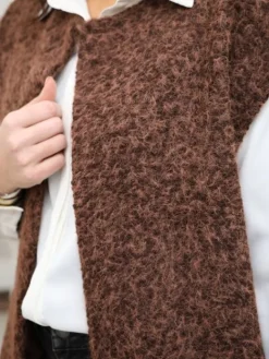 Sale Gilet Sixtine Marron Pulls Et Gilets