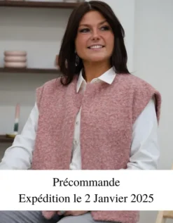 Best Sale Gilet Sixtine Rose Pulls Et Gilets