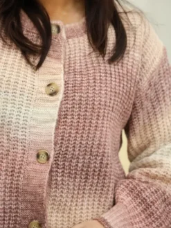 Shop Gilet Zéline Rose Pulls Et Gilets