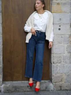 Fashion Jean Droit Haneia Bleu Jeans