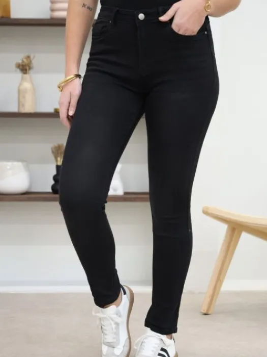 Outlet Jean Push up Julia Noir Jeans