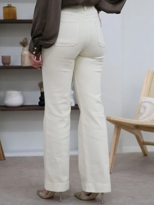 Cheap Jean Vanessa Ecru Jeans