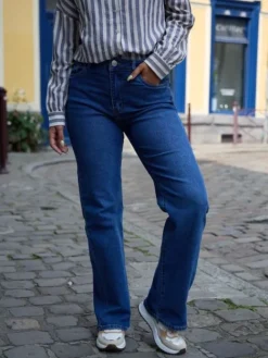 Sale Jeans Flavia Bleu foncé Jeans