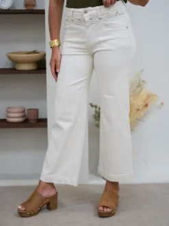 Shop Jeans Onora Écru Jeans