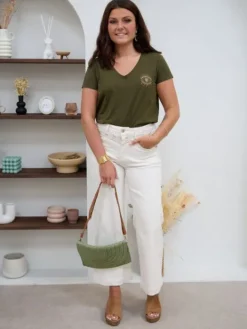Shop Jeans Onora Écru Jeans