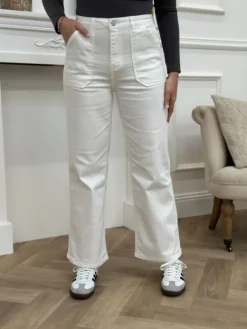 Online Jeans Sabryna Blanc Jeans