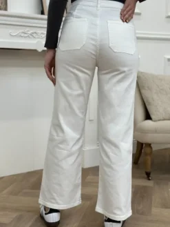 Online Jeans Sabryna Blanc Jeans