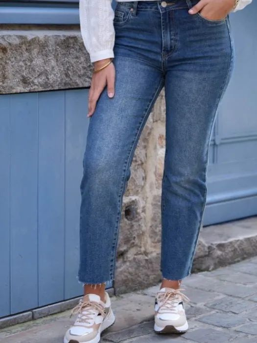 Outlet Jeans Sofia Bleu foncé Jeans