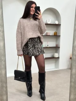 Fashion Jupe short Lise Leopard Shorts
