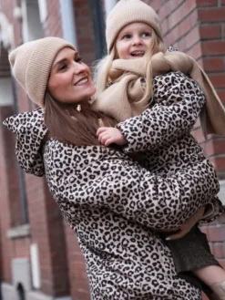 Store Manteau Camille Léopard Collection Mère Fille