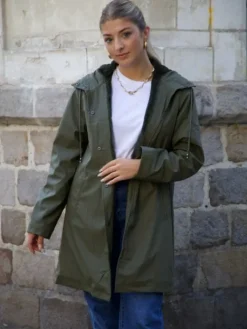 Cheap Manteau Lucie Kaki Manteaux