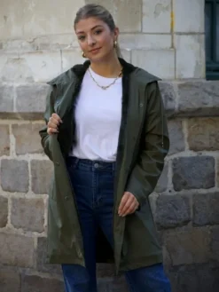 Cheap Manteau Lucie Kaki Manteaux