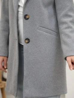 Hot Manteau Nella Gris Manteaux