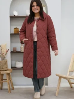 New Manteau Nora Bordeaux Manteaux