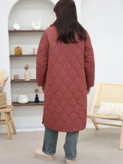 New Manteau Nora Bordeaux Manteaux