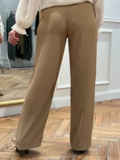 Shop Pantalon Ariella Camel Pantalons